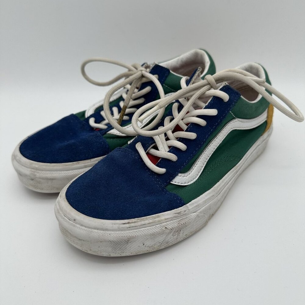 Vans Old Skool Multicolor Suede & Canvas Mens Sneakers Size 5.5